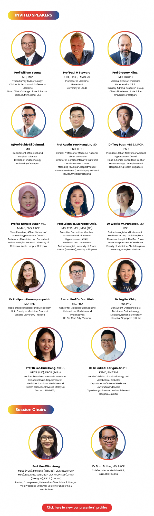 ANAH Masterclass 2025- Invited Speakers